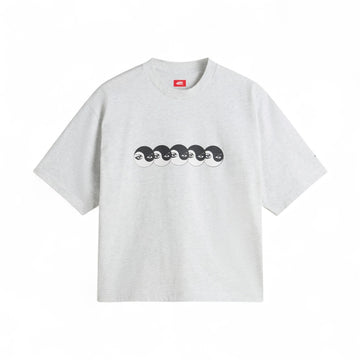 Skate Ying Yang Eyes Sh Ash Heath Tee