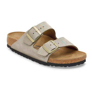 Arizona Suede Leather Shimmering Taupe