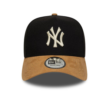 9Forty E-Frame New York Yankees Mlb Suede Visor Nero