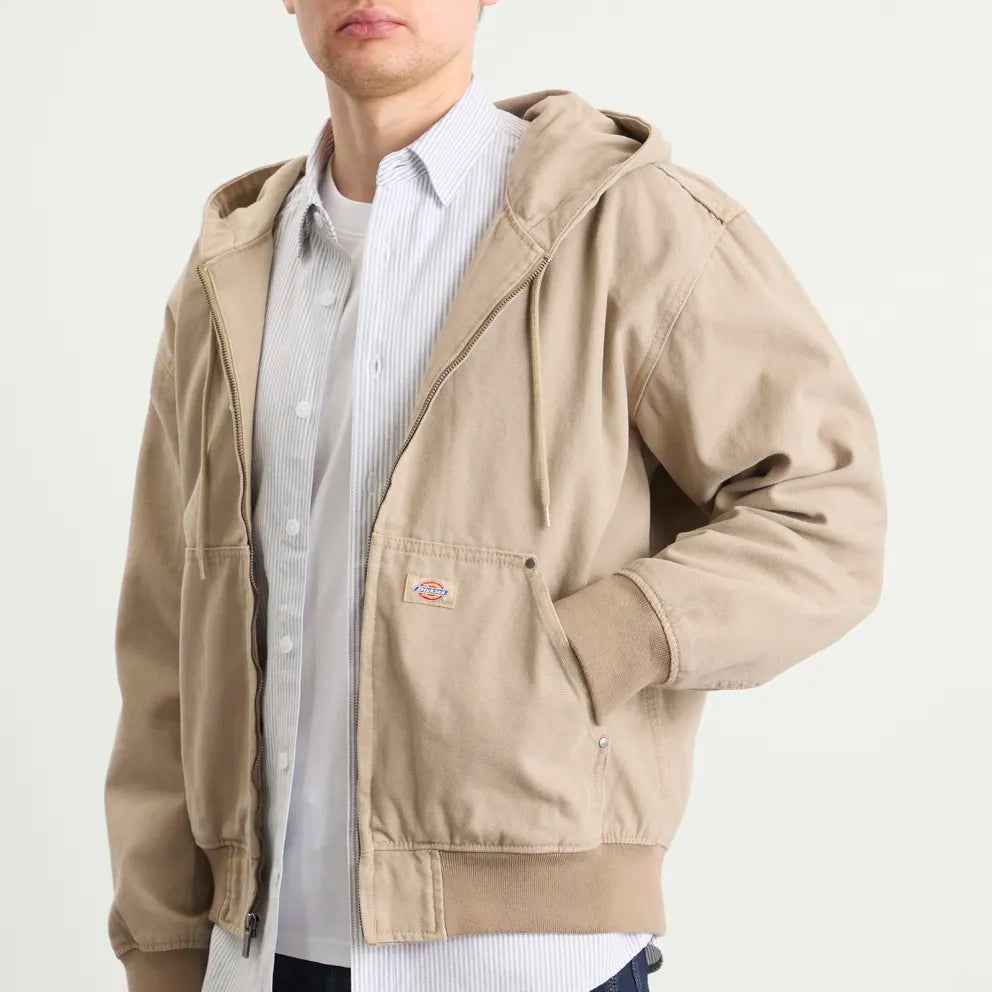 Unlined Canvas Hooded