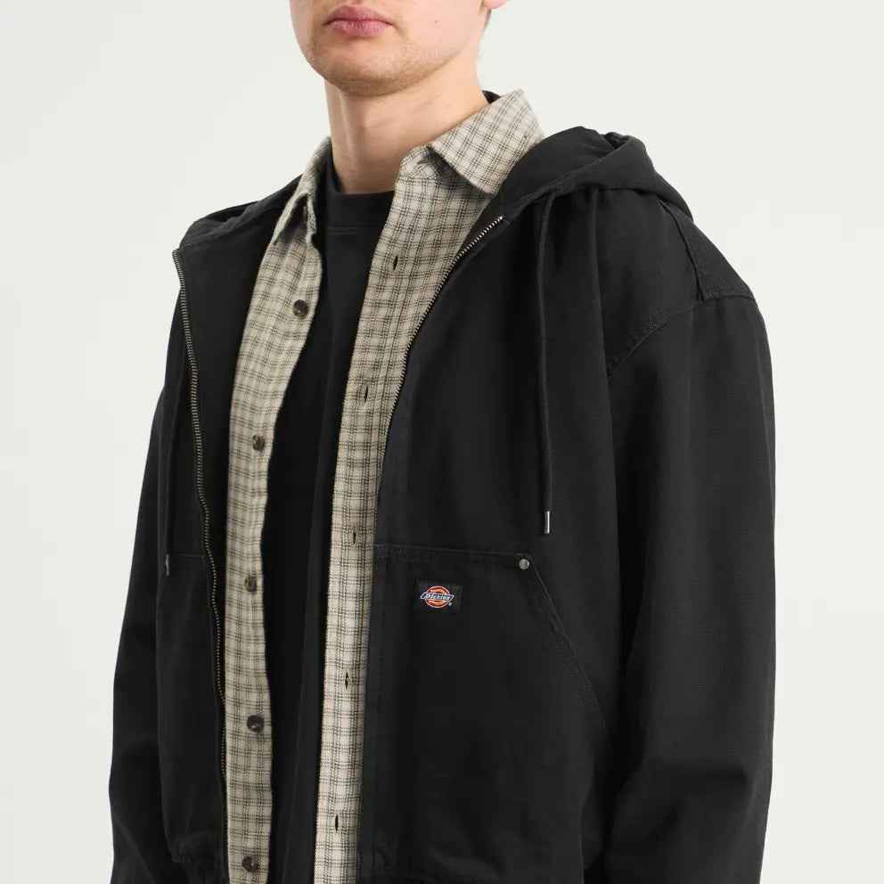 Unlined Canvas Hooded
