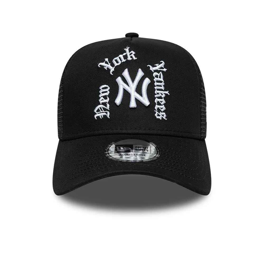 9FORTY A-Frame Trucker New York Yankees MLB Script Nero