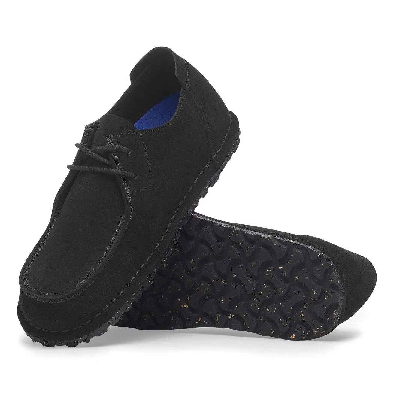 Utti Lace Suede Leather Black