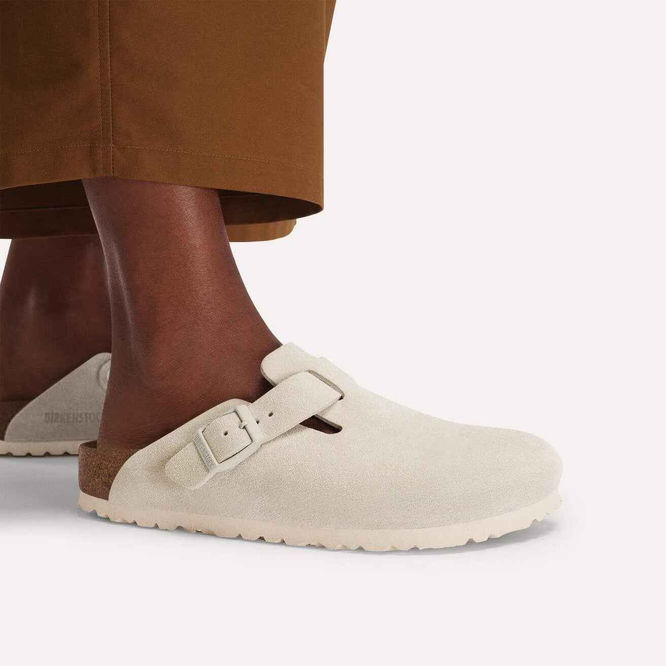 Boston Suede Leather Oyster