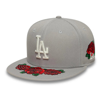 59FIFTY Fitted LA Dodgers MLB Cooperstown Floral Grigio