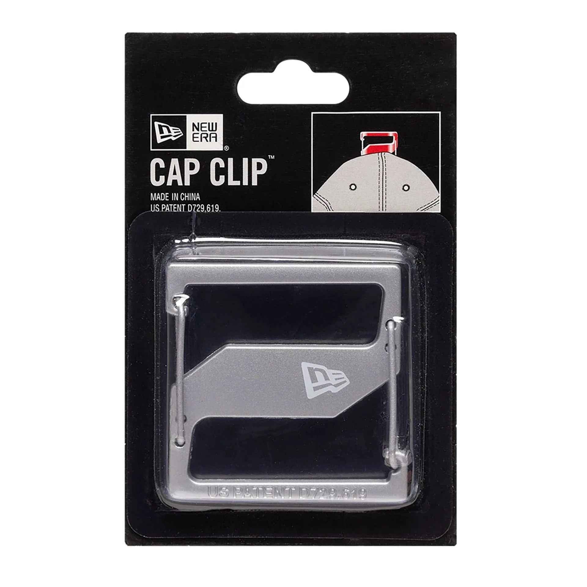 New Era Cap Clip Grigio