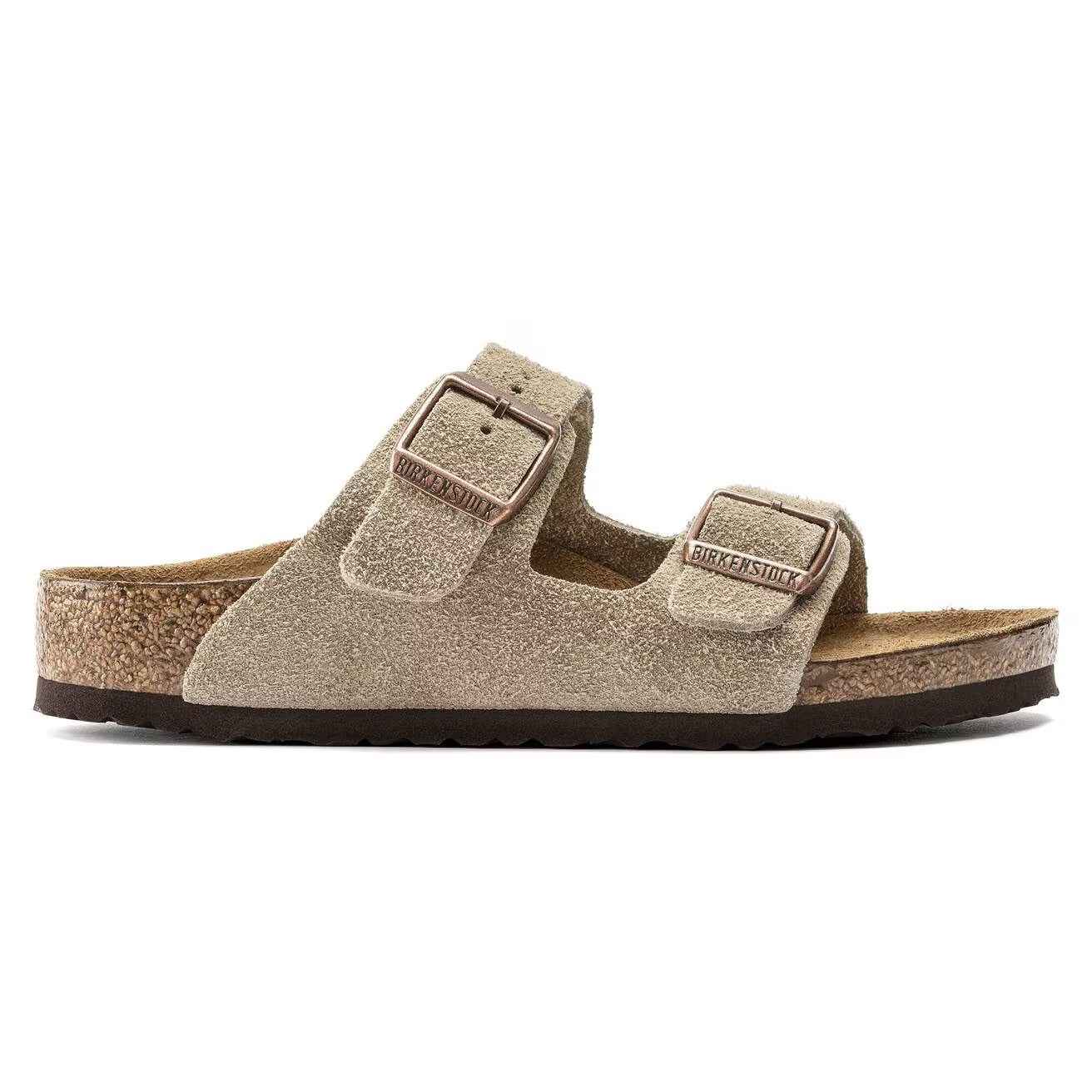 Arizona Taupe Suede Leather