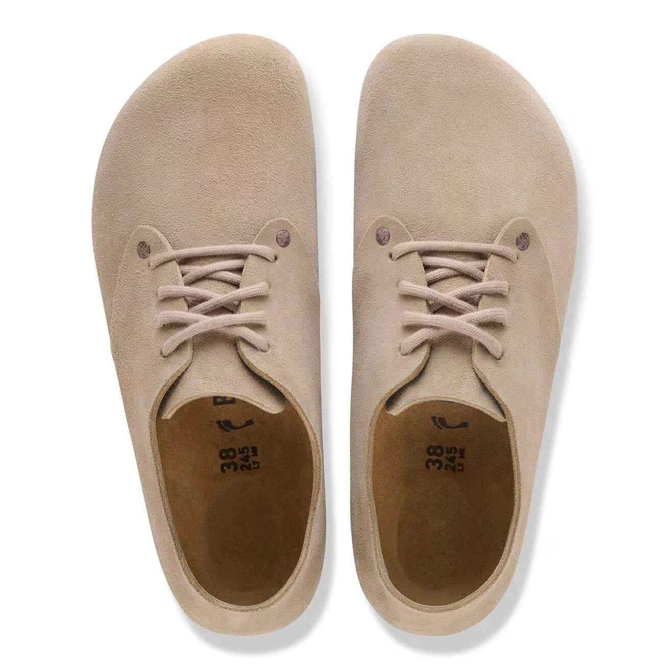 Maine Suede Leather Taupe