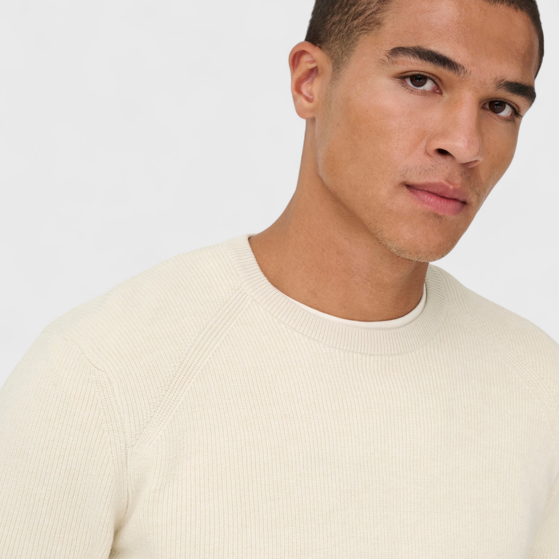 Onsalfi Reg Ls Crew Knit Camp - OPEN LAB