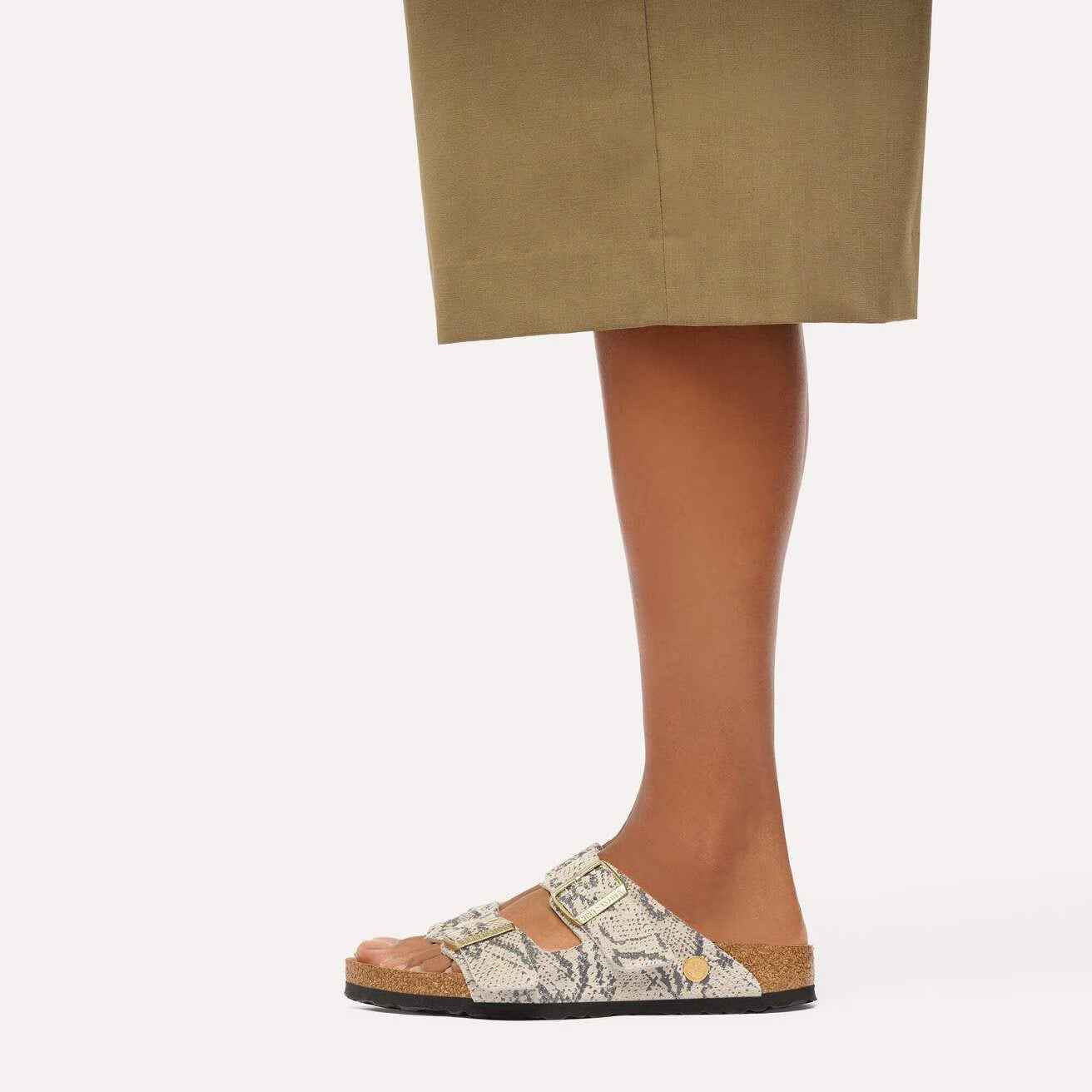 Arizona Snake Oyster Suede Leather