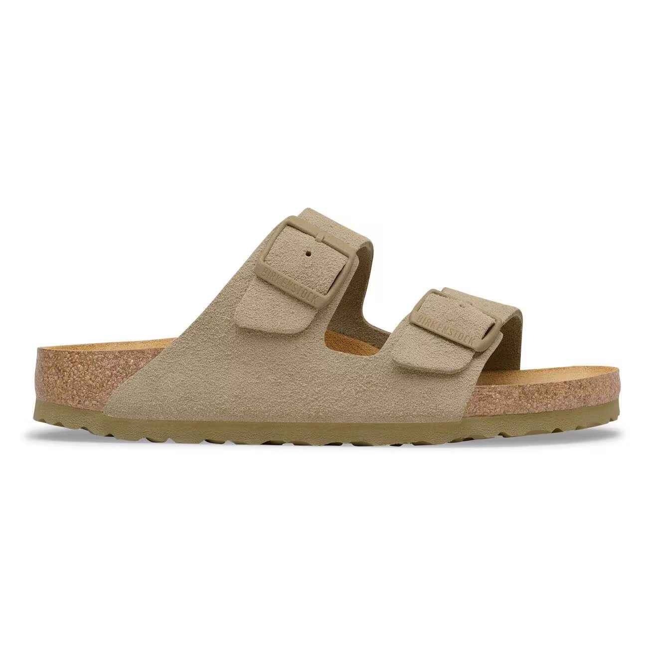 Arizona Faded Khaki Suede Leather