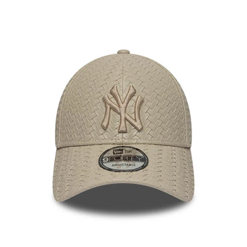 9FORTY New York Yankees MLB PU Weave Beige Chiaro