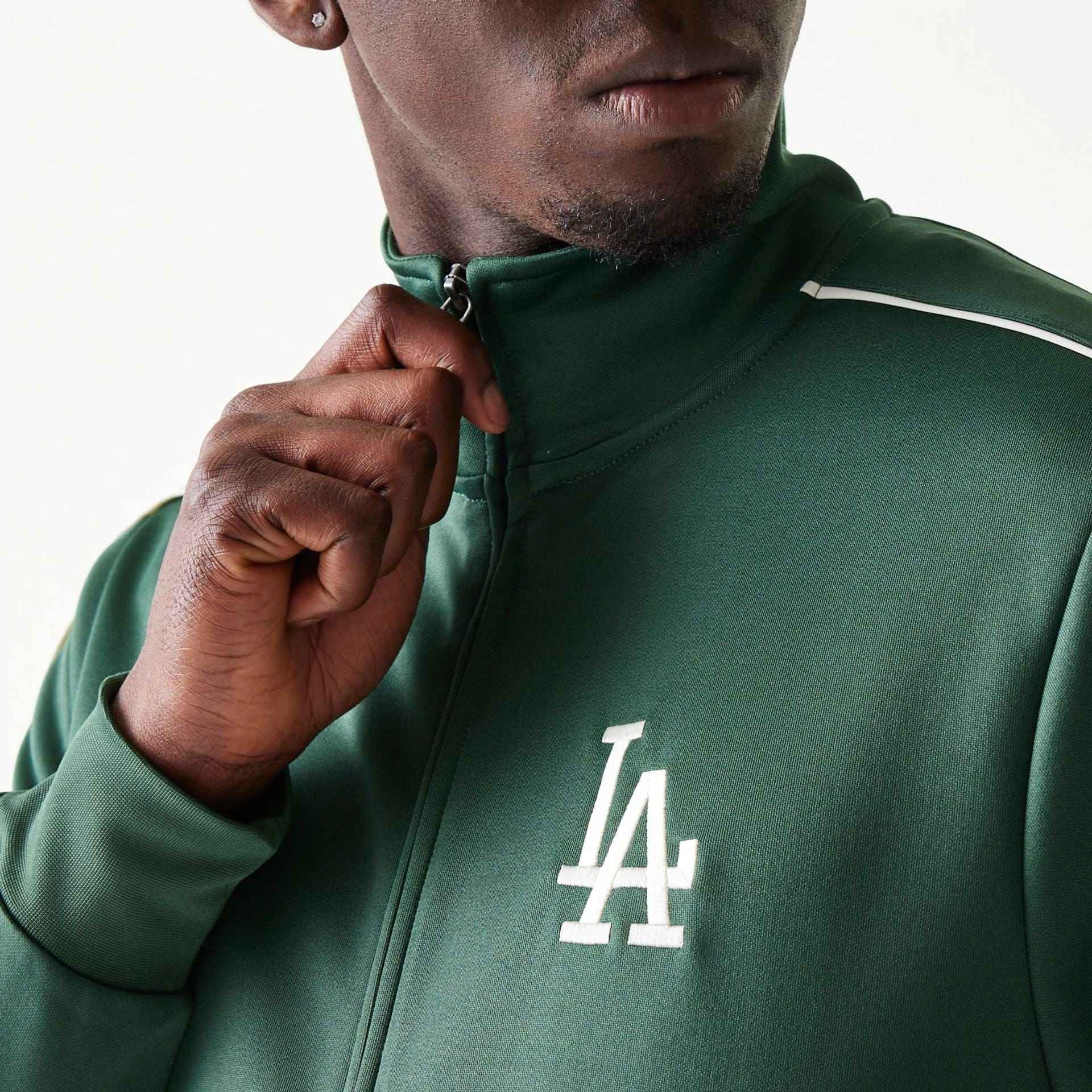 Giacca Track LA Dodgers MLB Piping Verde Scura