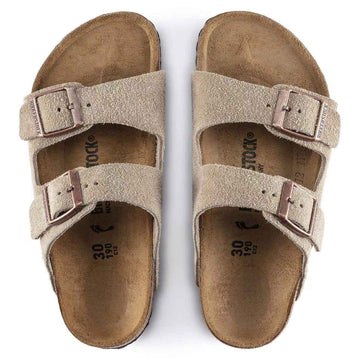 Arizona Taupe Suede Leather
