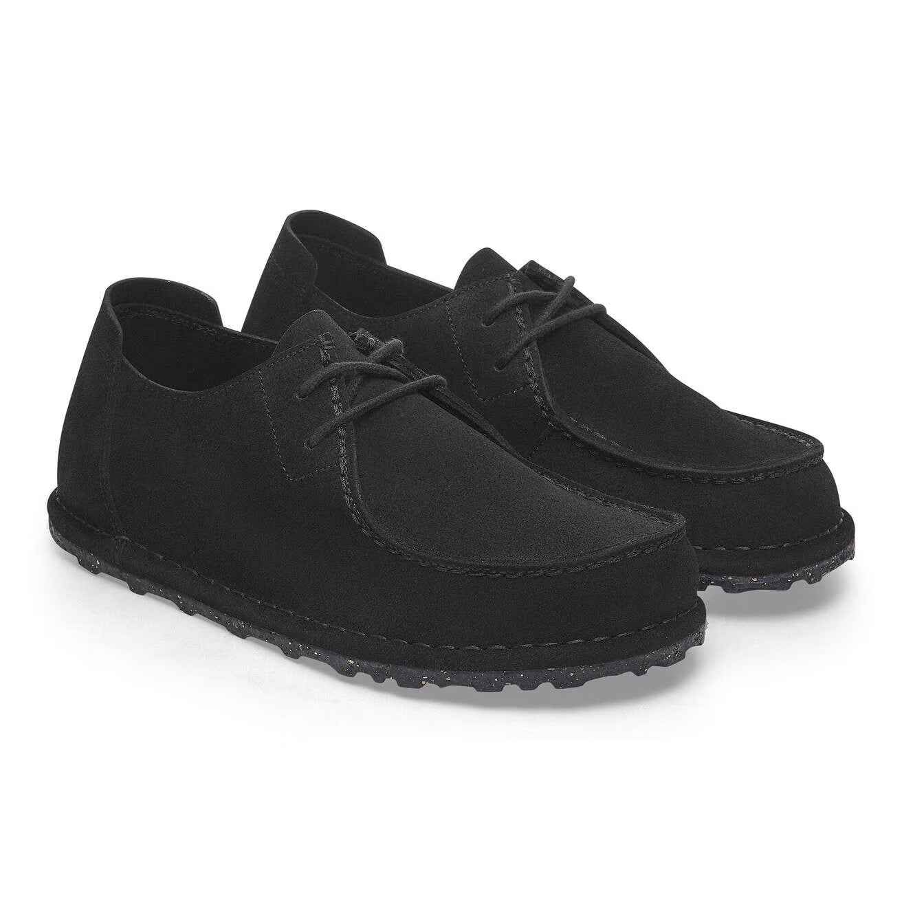 Utti Lace Suede Leather Black