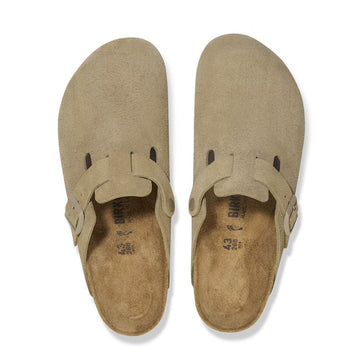 Boston Suede Leather Faded Khaki