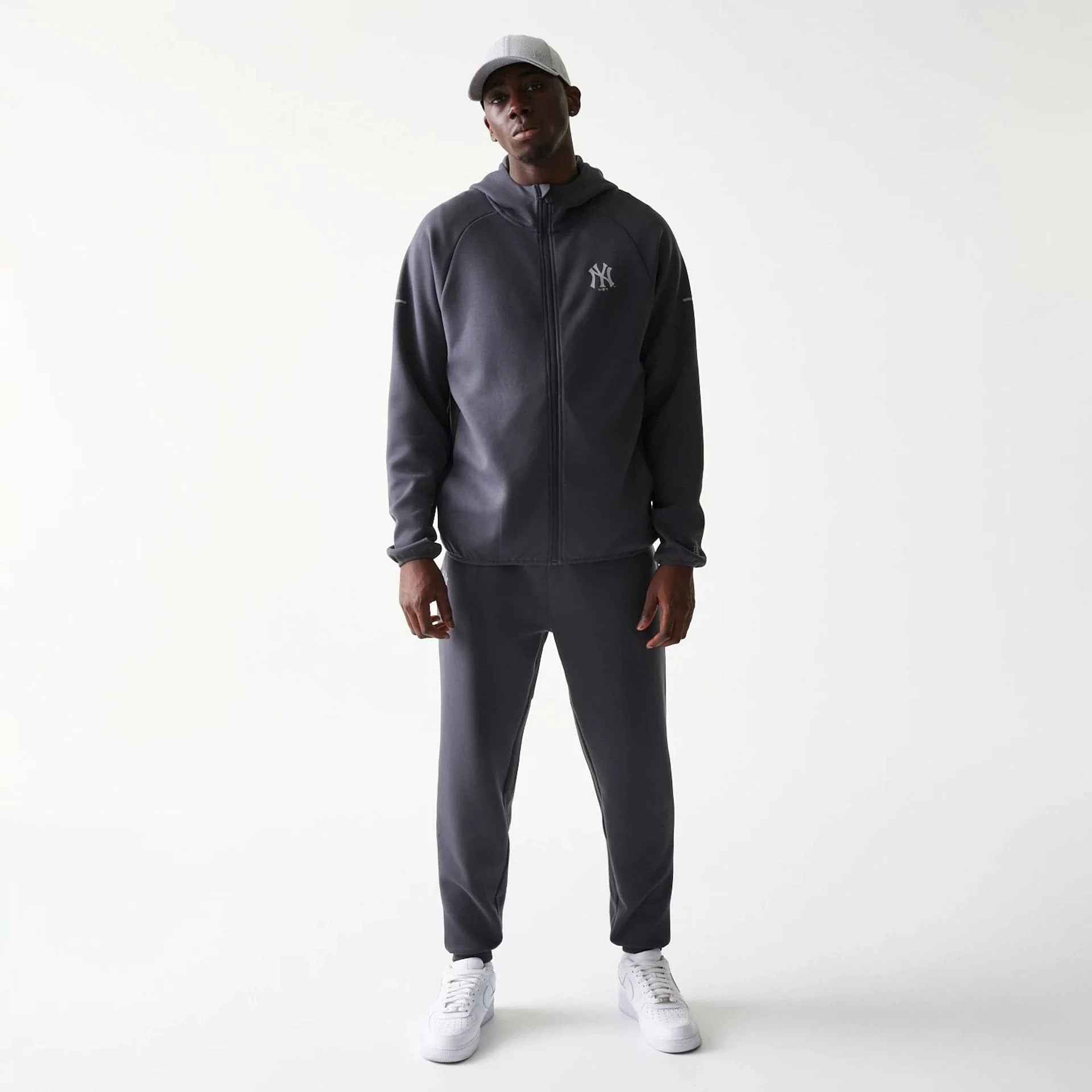 Felpa New York Yankees Mlb Grigio Scuro