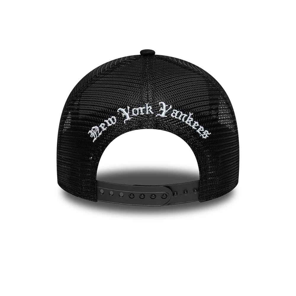 9FORTY A-Frame Trucker New York Yankees MLB Script Nero