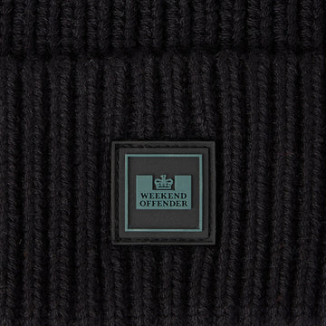 Kettama Rib Knit Beanie Black