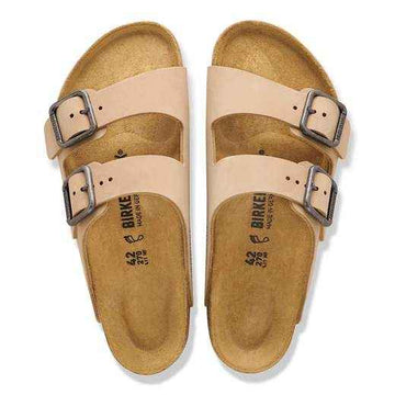 Arizona Wire Buckle Nubuck Leather Sandcastle