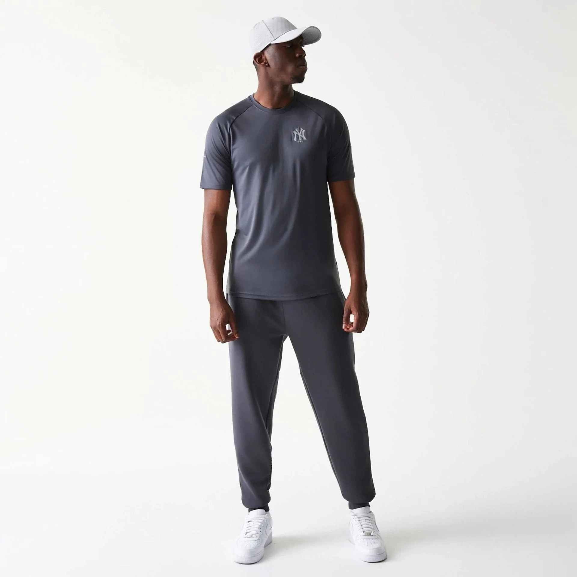 T-Shirt New York Yankees MLB Grigio Scura