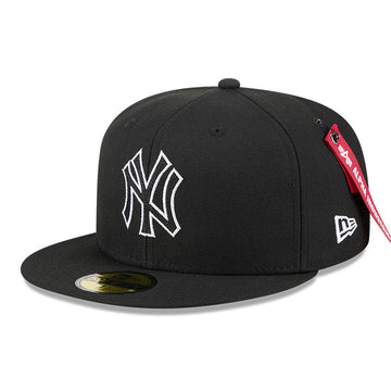 59Fifty Fitted x Alpha Industries  New York Yankees Patches Fitted Hat Black