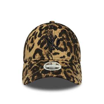 9TWENTY New York Yankees MLB Leopard Marrone Scuro Donna