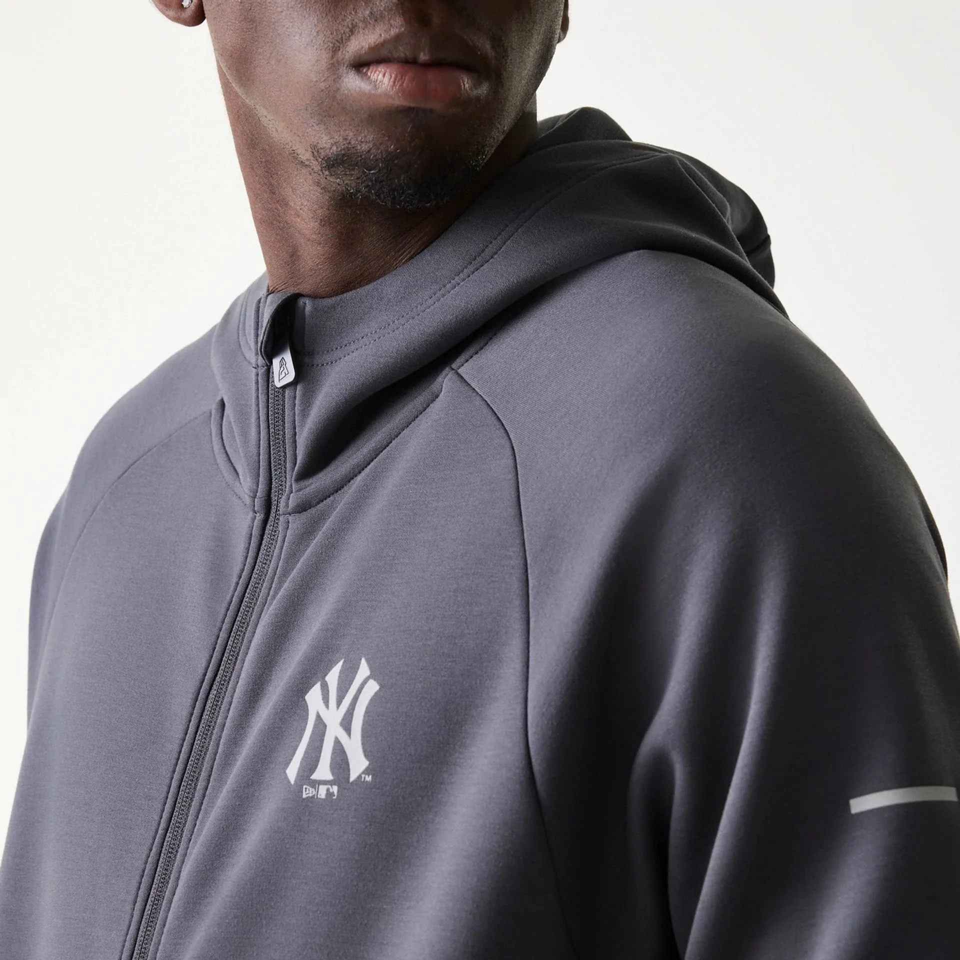 Felpa New York Yankees Mlb Grigio Scuro