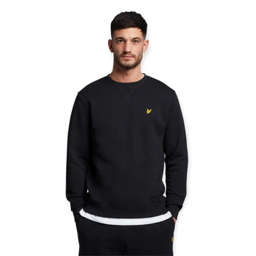 Brushed Back Crew Neck