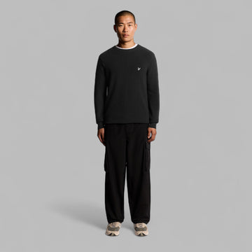 Engineered Rib Crew Neck