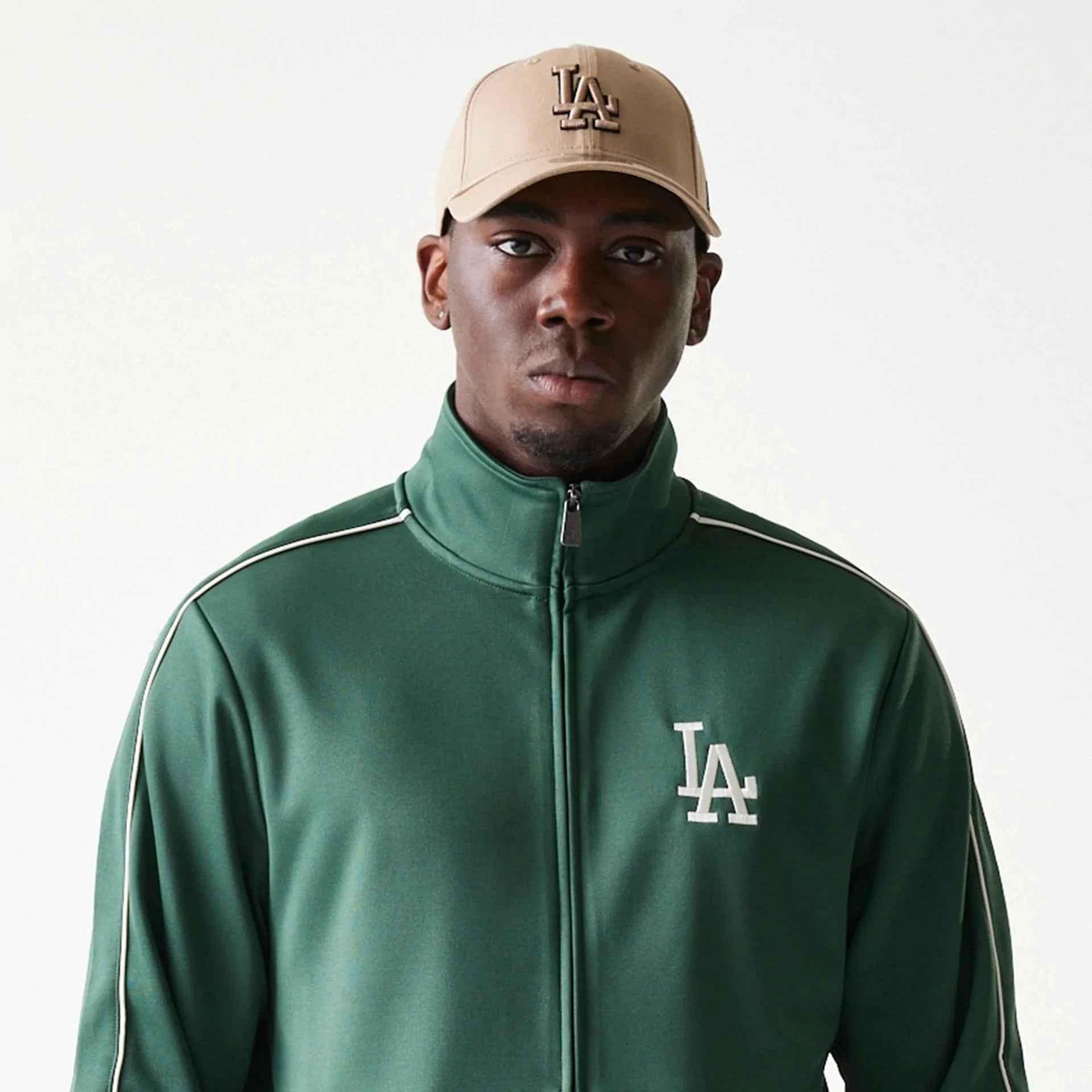 Giacca Track LA Dodgers MLB Piping Verde Scura
