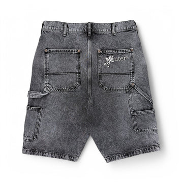 Double Knee Denim Shorts