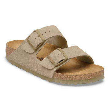 Arizona Faded Khaki Suede Leather