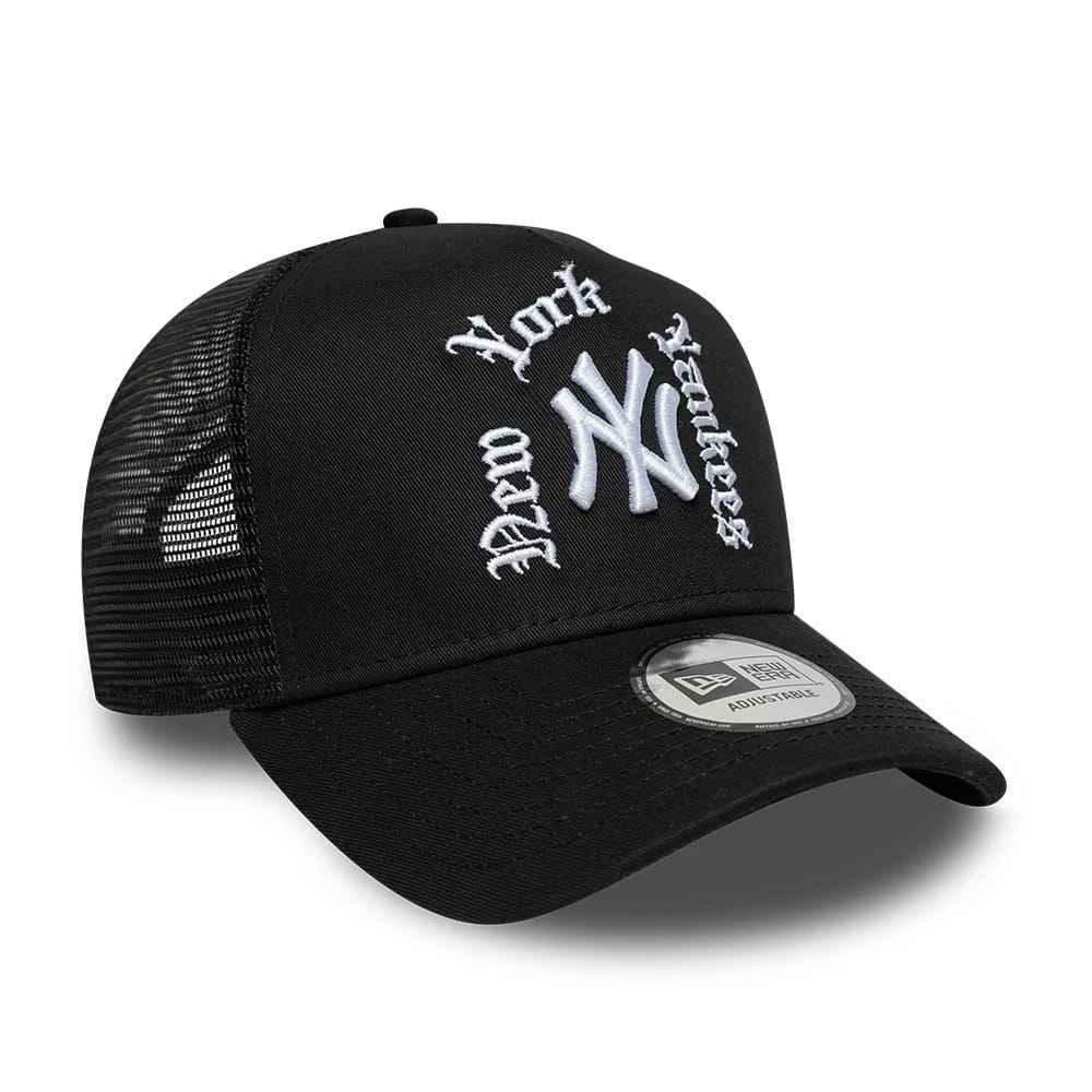 9FORTY A-Frame Trucker New York Yankees MLB Script Nero