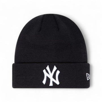 New York Yankees League Essential Black Cuff Beanie